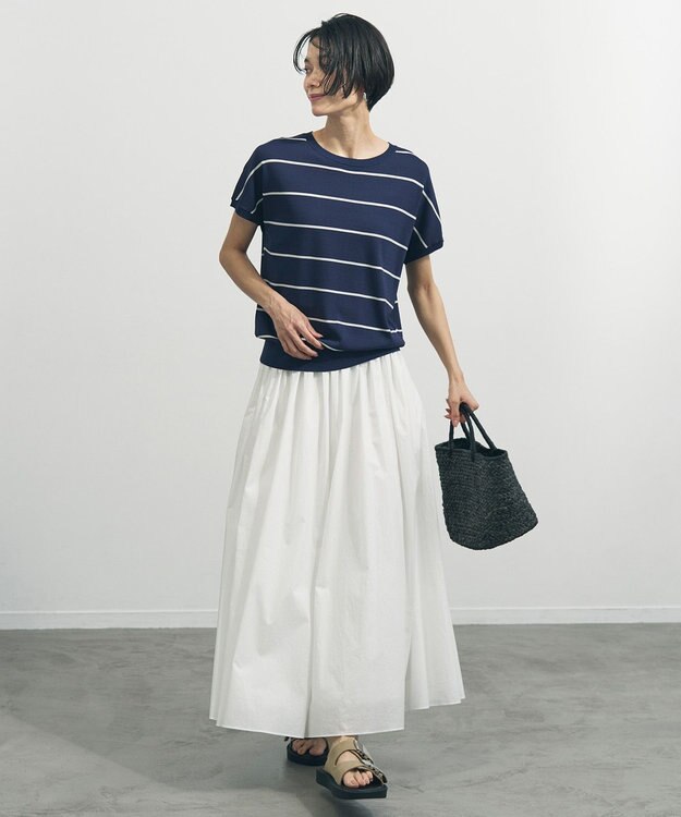 UNFILO コットンローン ボリュームスカート オフ