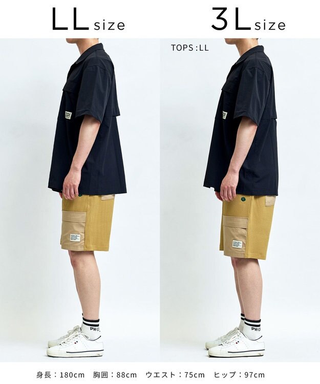PW CIRCULUS 【MEN】ワッフルショーツ 2026年モデル ゴルフ ベージュ系