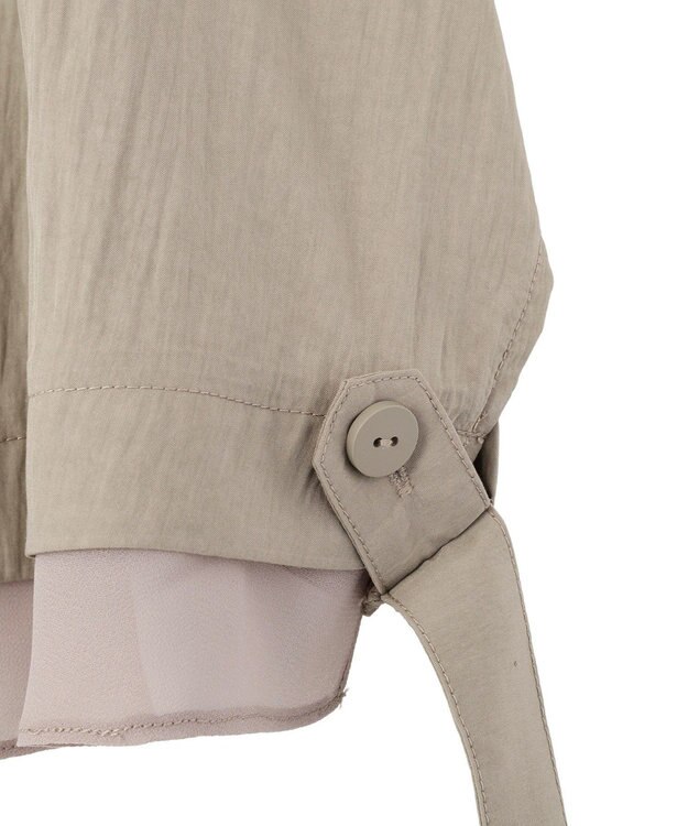 YECCA VECCA 【UVカット/遮熱/接触冷感】COOL袖シアージャケット Gray Beige