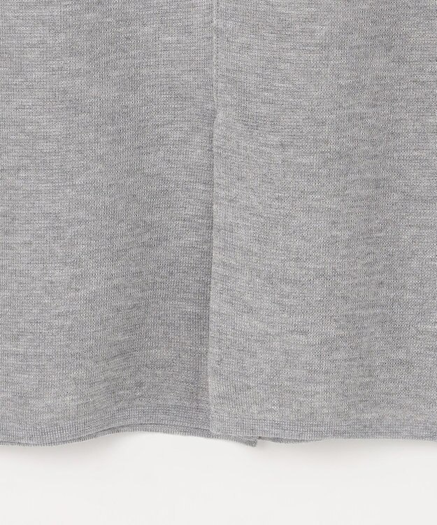 J.PRESS LADIES Vis/Peスパーク ハーフスリーブ ニットジャケット グレー系