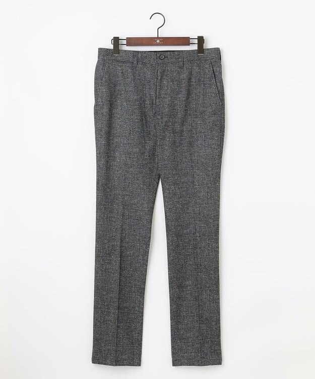 JOSEPH ABBOUD 【ストレッチ】フランネルジャージ パンツ ネイビー系