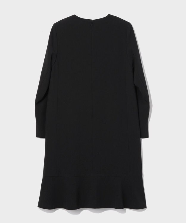 GRACE CONTINENTAL ダブルクロスドレス ブラック