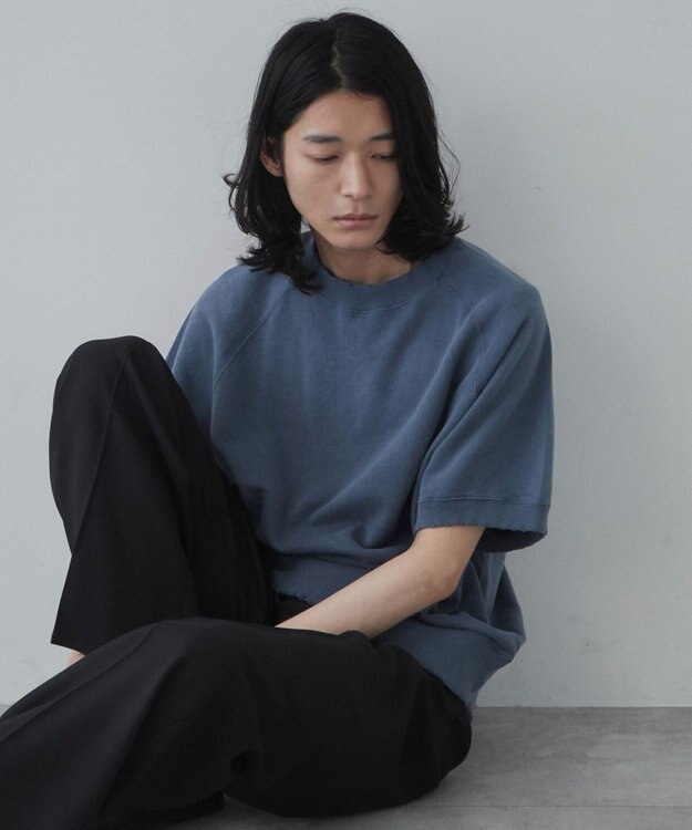 WEGO 【ユニセックス着用ITEM】ハーフスリーブスウェット ブルーその他