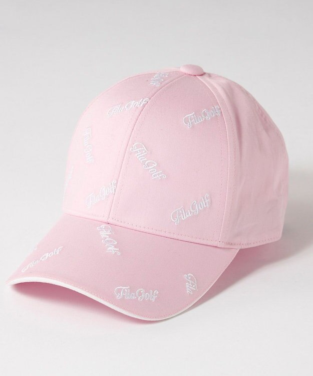 FILA GOLF／marie claire 【FILA GOLF】飛び柄刺繍キャップ ライトピンク