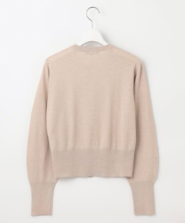 23区 L 【APPLAUDIR】コンパクト ラメカーディガン ベージュ系