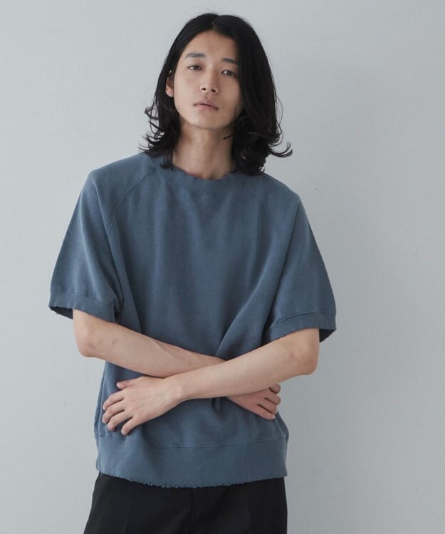 WEGO 【ユニセックス着用ITEM】ハーフスリーブスウェット ブルーその他