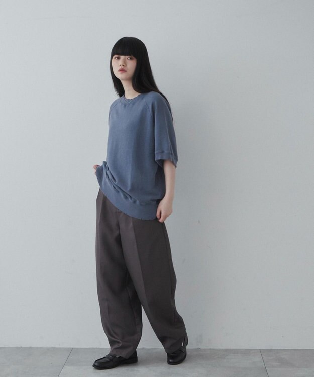 WEGO 【ユニセックス着用ITEM】ハーフスリーブスウェット ブルーその他