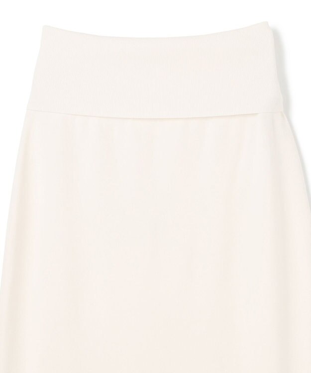 BEIGE， 【洗える】LAURA / Iラインリブスカート Ecru