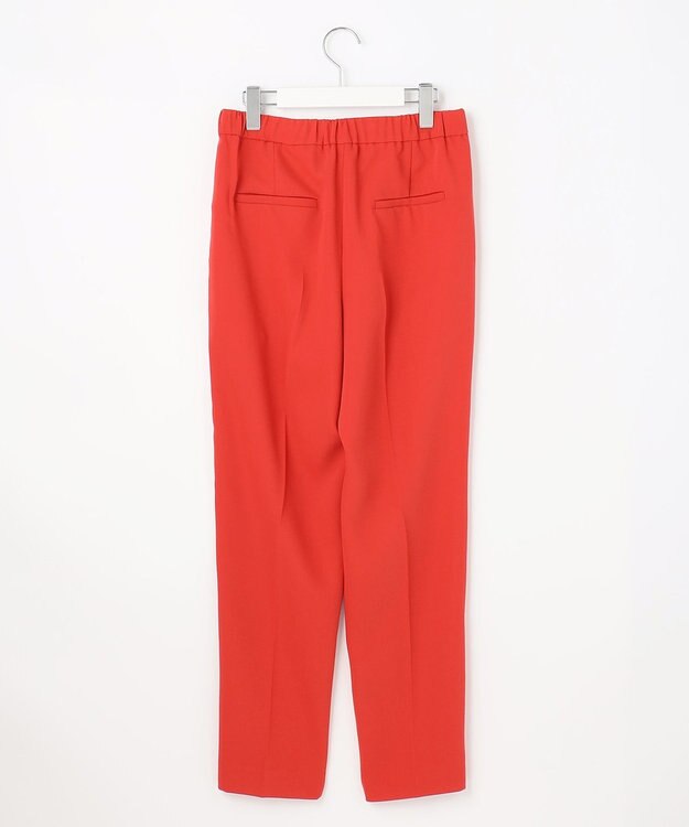 UNFILO 【ストレッチ/洗える】出会えるパンツ テーパード レッド系