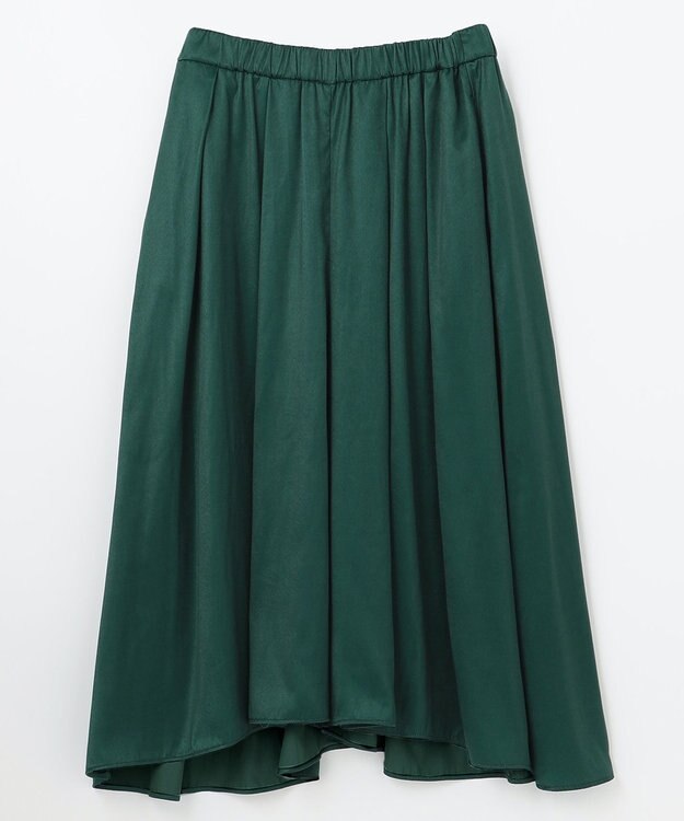 ANY 【ウエストゴム】ダルサテン スカーチョ グリーン