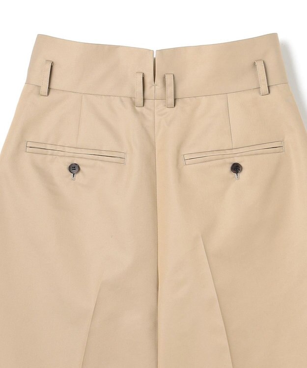 uncrave チノギャバジン ショートトラウザー ベージュ