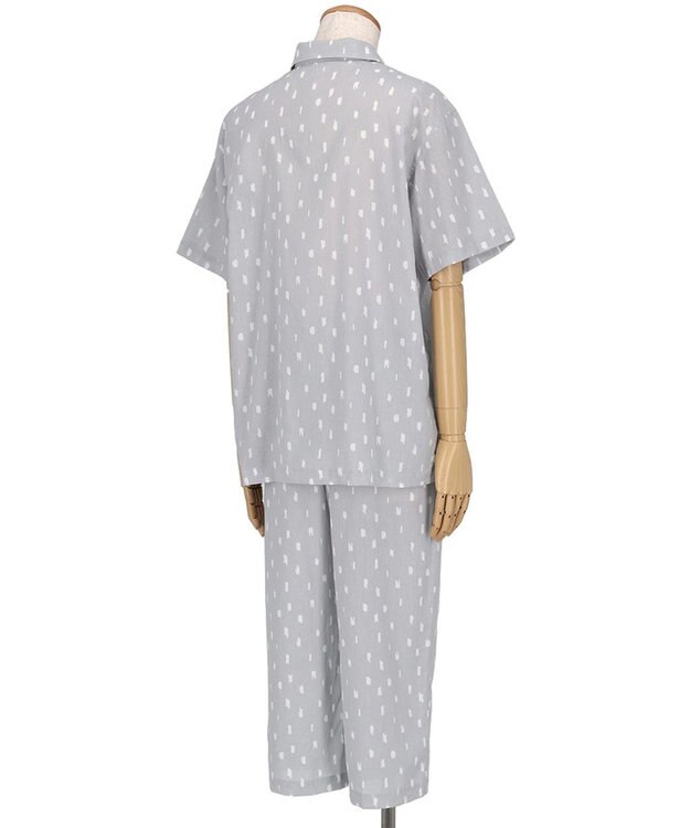 ワコール／睡眠科学 パジャマ 5分袖 半袖 8分丈 綿100%(本体) 【SOU・SOU（R）】 メンズ YGT163 睡眠科学／ワコール グレー