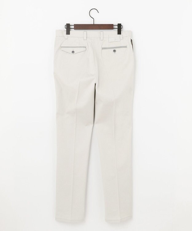 JOSEPH ABBOUD 【オーガニックコットン】ハイパワーカルゼ パンツ ホワイト系