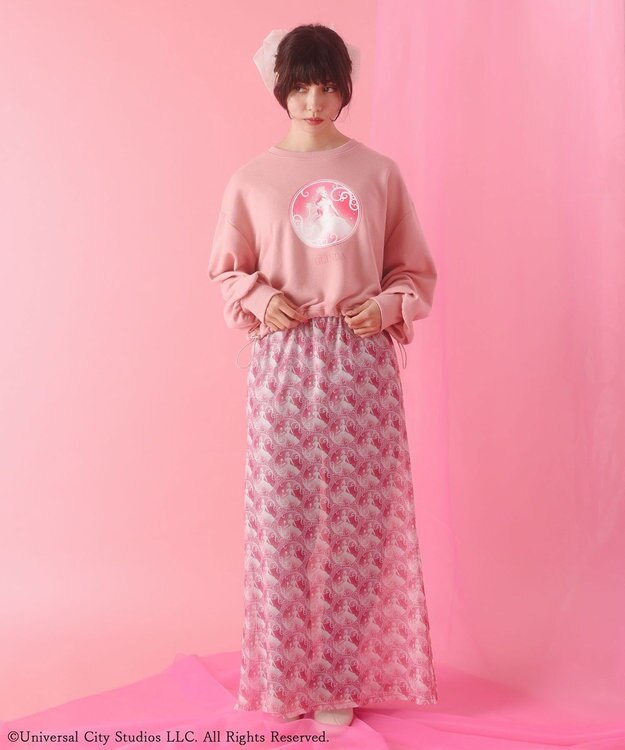 Green Parks ■ＷＩＣＫＥＤ　パターンシアースカート Pink