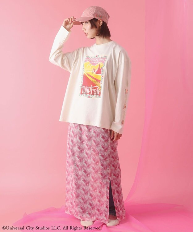 Green Parks ■ＷＩＣＫＥＤ　パターンシアースカート Pink