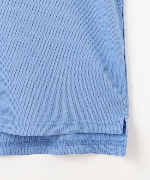 23区GOLF 【MEN】【吸水速乾・UVケア】ストレッチメッシュ ポロ サックスブルー系