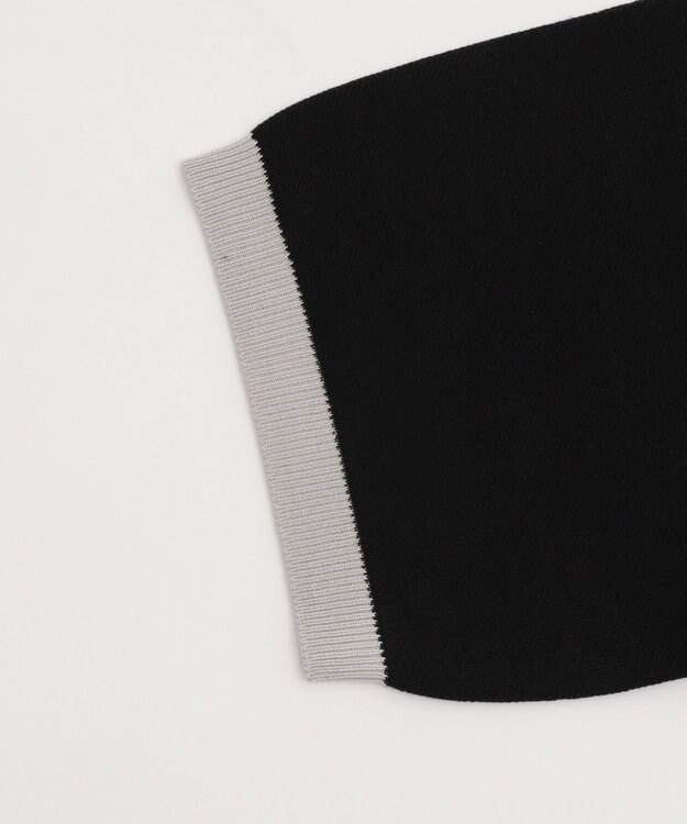 WEGO 【ユニセックス着用ITEM/MLサイズ展開】ワンポイントニットポロシャツ（SS） ブラック