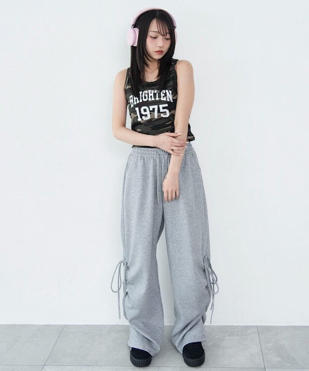 WEGO 【カップ付き】グラフィックカップインタンク 柄6