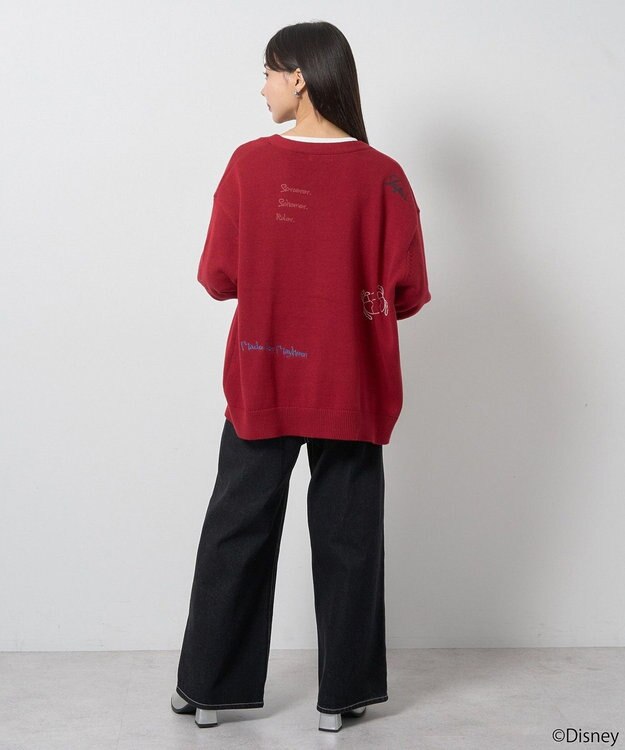 earth music&ecology Ｖｉｌｌａｉｎｓ　ジャファー／ニットカーディガン Red