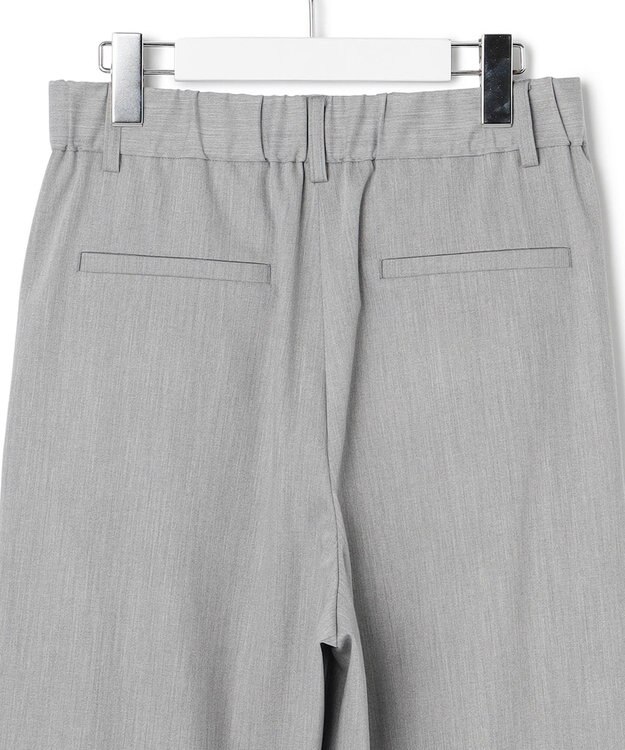 23区 L 【Oggi3月号掲載/セットアップ対応】ライトクロス ワイドパンツ ライトグレー系