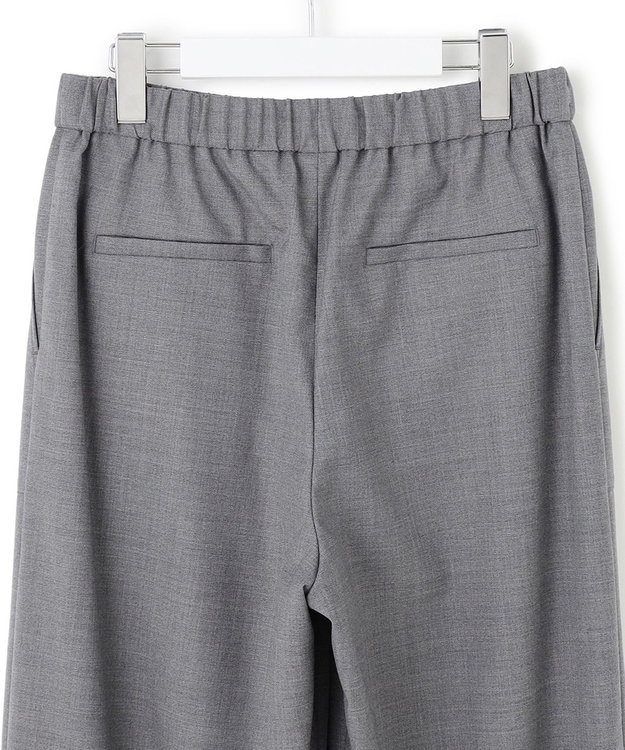 23区 L 【洗える】ナチュラルストレッチサキソニー ベイカー ドロスト パンツ グレー系