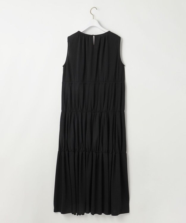 ANY SIS 【WEB・一部店舗限定】ティアード ワンピース ブラック