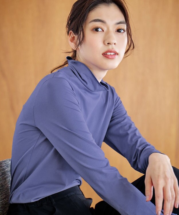 ANY シアータートルネック ブルー