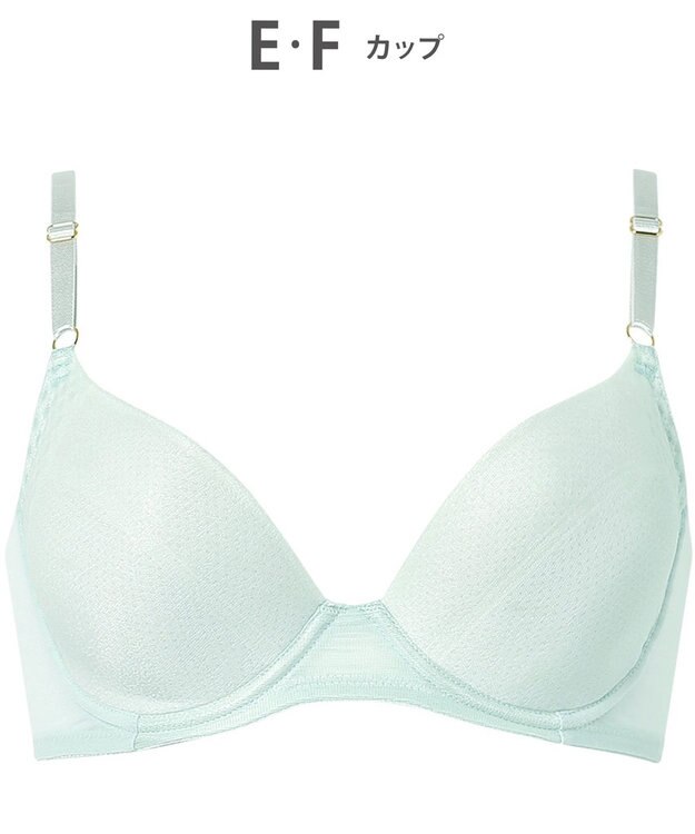 Wing ブラジャー 汗のベタつきや不快感を軽減 軽やかなつけごこち 背中すっきり 【夏のうすかるブラ】 春 夏 KB2873 ウイング／ワコール グレイッシュブルー