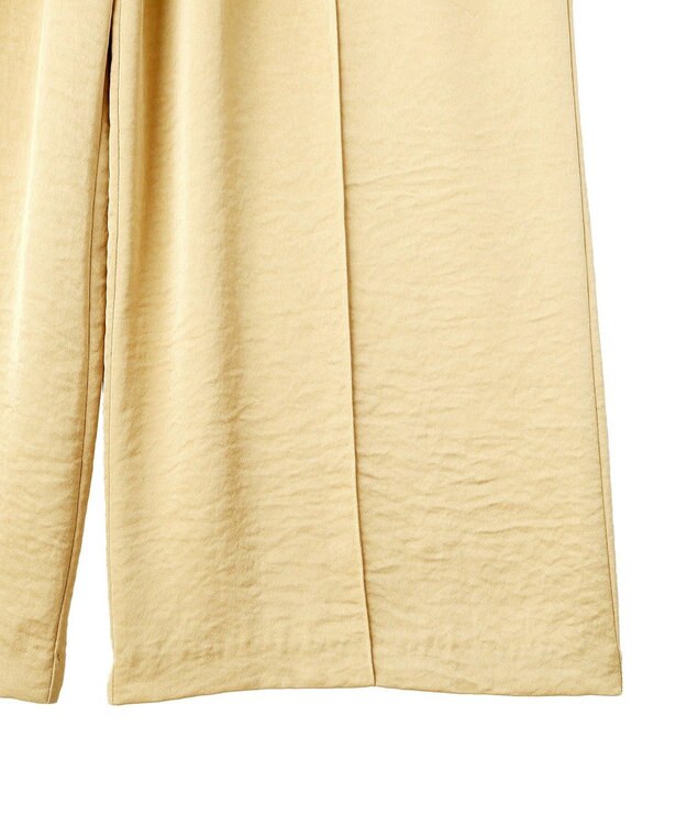 YECCA VECCA ヴィンテージサテンイージーパンツ Beige