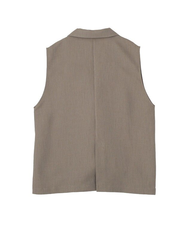 Green Parks メッシュフレンチスリーブジレ Mocha