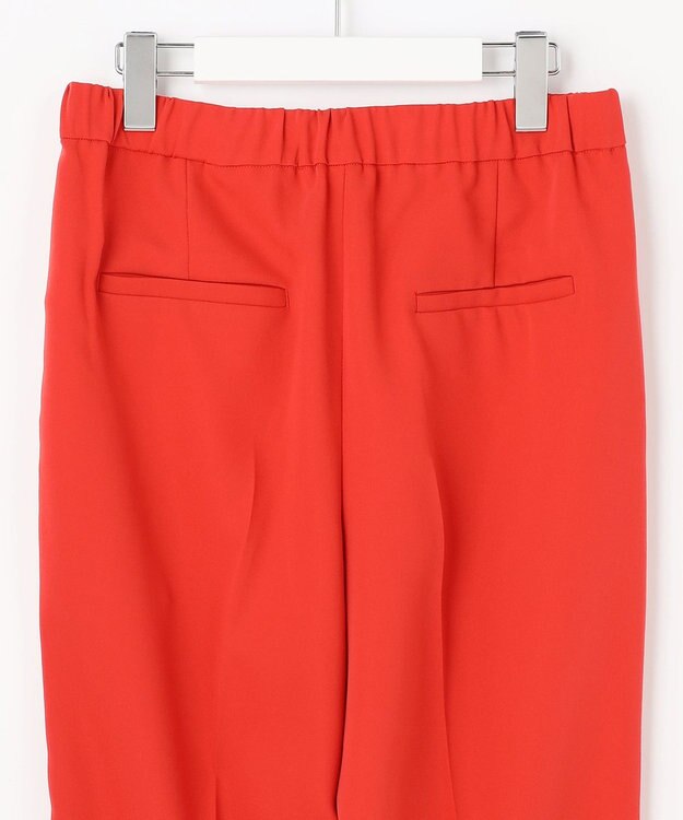 UNFILO 【ストレッチ/洗える】出会えるパンツ テーパード レッド系