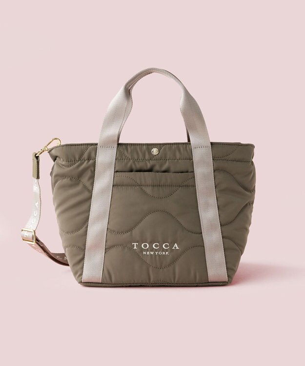 TOCCA 【WEB＆一部店舗限定】BOSCO POCHETTE トートバッグ カーキ系