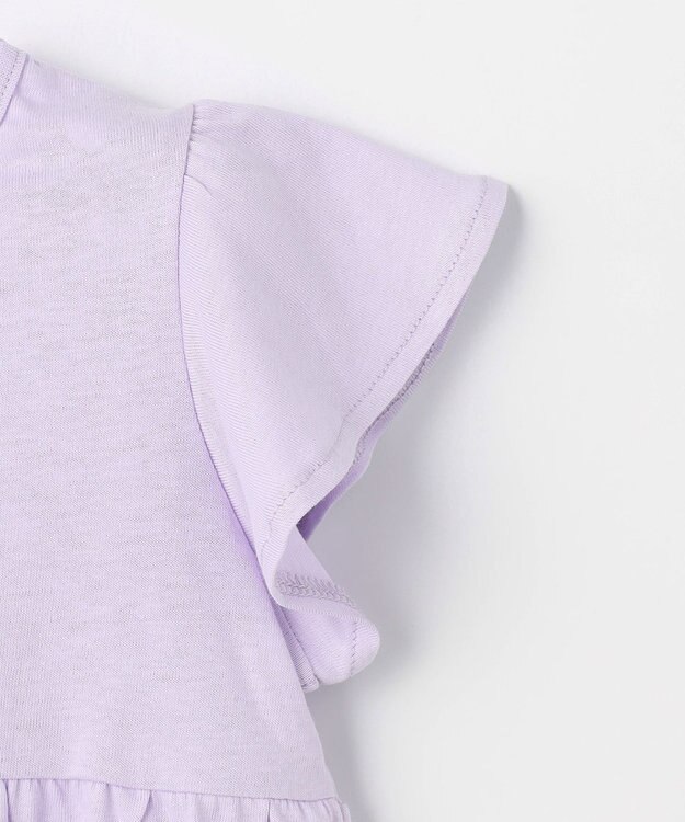 ANY KIDS 【綿100%/接触冷感】ひんやり ティアードチュニック ラベンダー