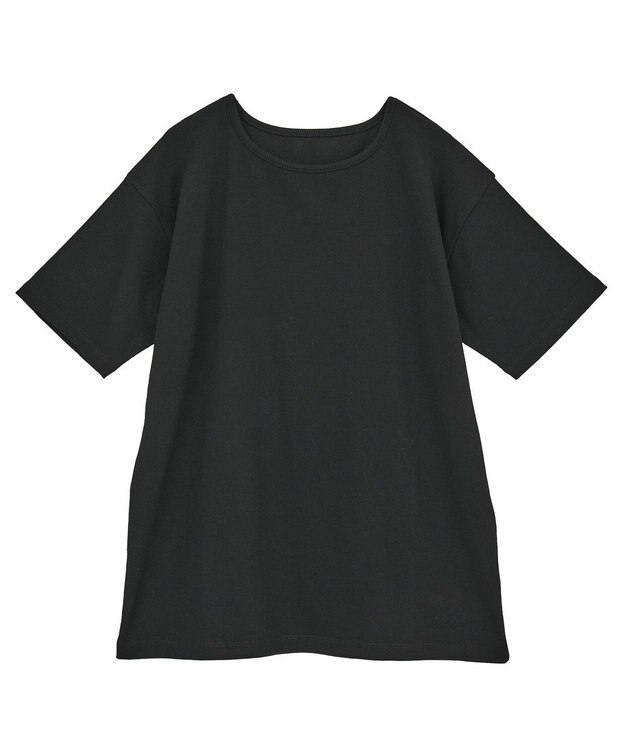 Green Parks ・Ｐｅｔｉｔ　Ｆｌｅｕｒ　リブオーバーサイズＴＥＥ Black