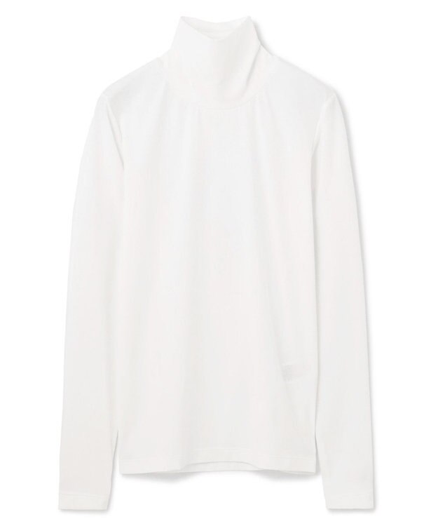 BEIGE， BROIS / ハイネックカットソー White