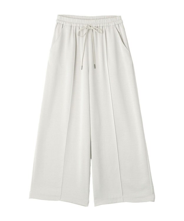 YECCA VECCA ヴィンテージサテンイージーパンツ Light Gray