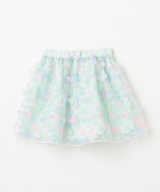 ANY KIDS レインボー チュール スカート ミント
