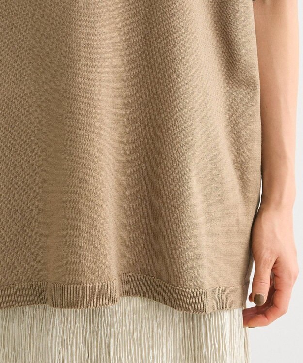 Green Parks ・ＡＮＤＳＥＡＲＣＨ　ニット５分袖プルオーバー Khaki