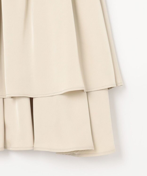 Feroux 【セットアイテム】裏毛プルオーバー×ランダムプリーツ スカート ベージュ系