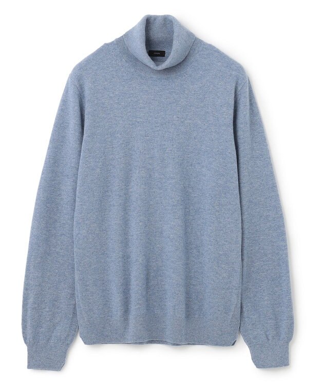 JOSEPH HOMME ピュアカシミヤ　タートルネックニット スカイブルー系