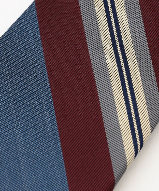 J.PRESS MEN 【J.PRESS SPUN SILK COLLECTION】レジメンタルネクタイ ネイビー系2