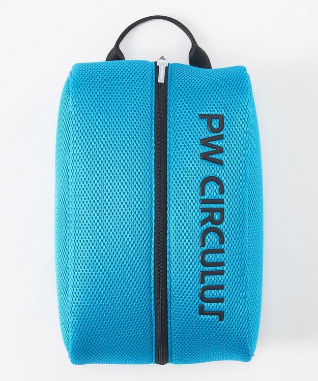 PW CIRCULUS 【UNISEX】デタッチャブル キャディバッグ シボ感のあるナイロンワッシャー素材 スカイブルー系