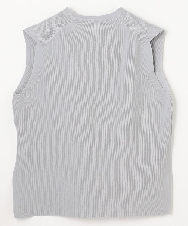 ANY Vネックニットベスト ライトグレー