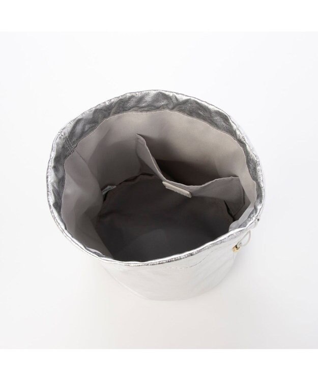 UNBILLION カカトゥ kakatoo / チュール×ビジュー風2wayバケツバッグ アイボリー