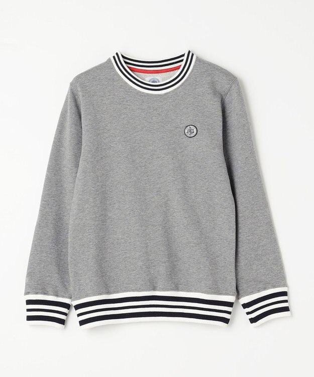 J.PRESS KIDS 【140-170cm】BICOLOR LINE COMBI トレーナー グレー系