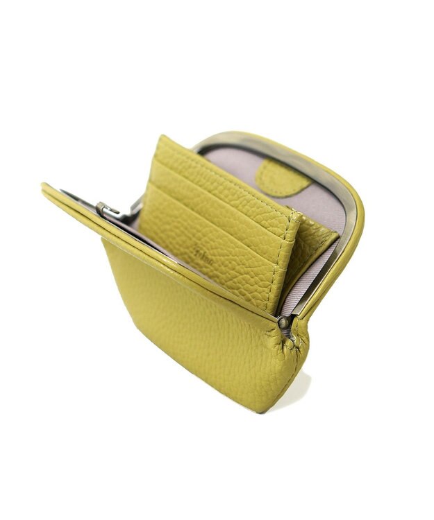 FOLNA RD ショート天溝がま口 財布 グリーン