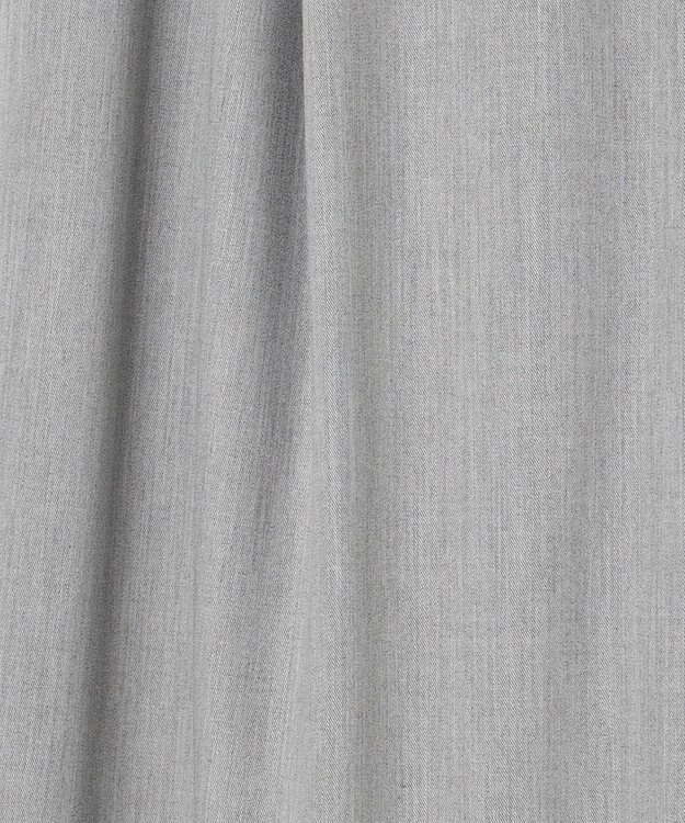 23区 S 【Oggi3月号掲載/セットアップ対応】ライトクロス ワイドパンツ ライトグレー系