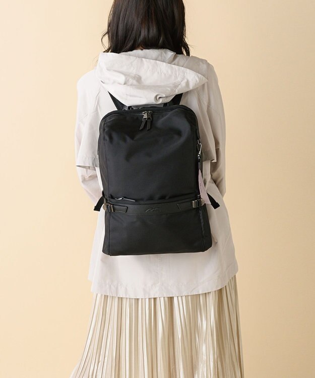 ACE BAGS & LUGGAGE W&.Day Night リッカ スクエアリュック A4サイズ 11712 ダブルアンドデイナイト ビジネスバッグ ブラック
