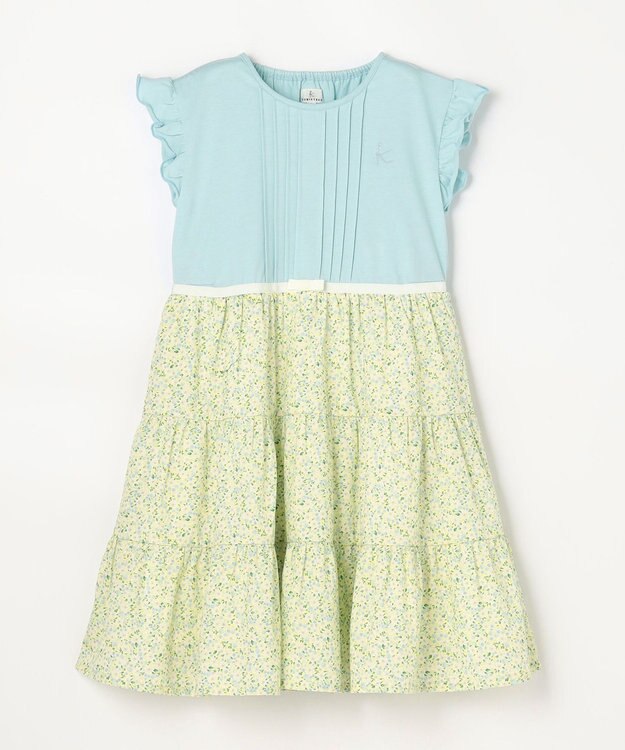 組曲 KIDS 【150-160㎝】 petit marguerite ドッキングワンピース ライトイエロー