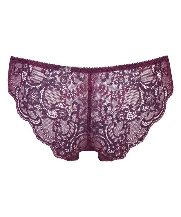 WACOAL Tバック ショーツ 【重力に負けないバストケアBra】 はきこみ丈あさめ BRA184とペア バックのかぶり広め レディース PRA484 /ワコール ワイン